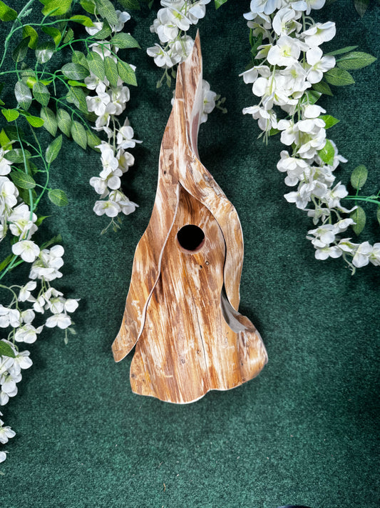 Cedar birdhomes all are unique and one-of-a-kind