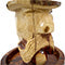Cedar cowboy birdfeeder with a water proof finish