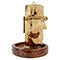 Cedar cowboy birdfeeder with a water proof finish