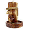 Cedar cowboy birdfeeder with a water proof finish